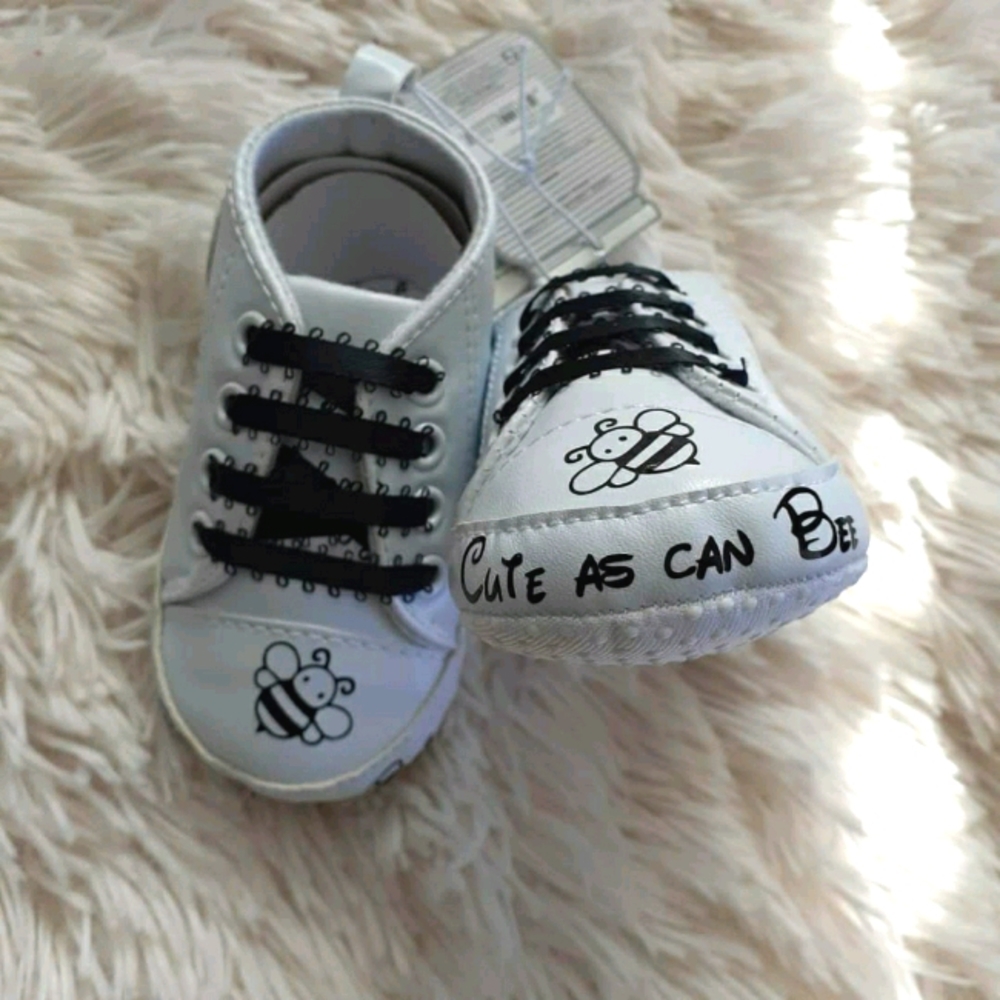 CUSTOM Embellished Crib Shoes